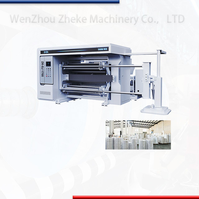 Solventless Laminated Film Slit Rewinder Machine