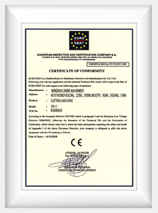  CE Certificate 